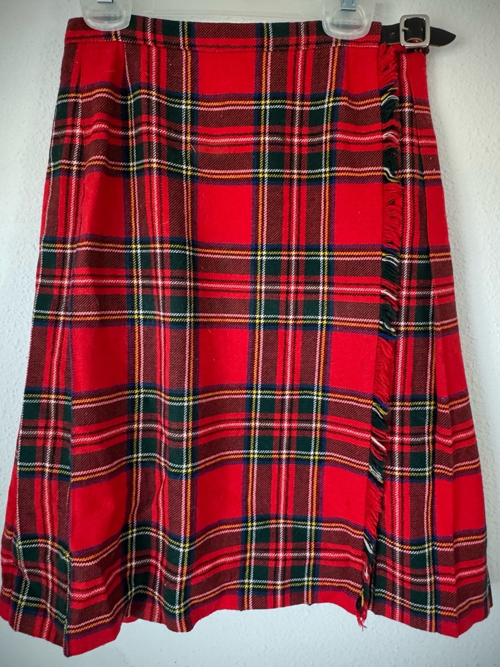 Women’s Red Tartan authentic Kilt from Scotland